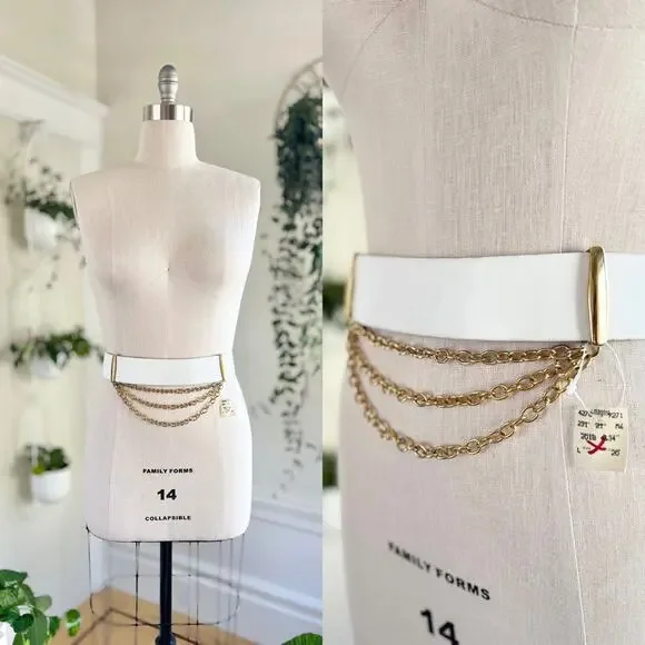 Vintage | Accessories | Vintage 98s Nwt Belt 80s White  display picture 2